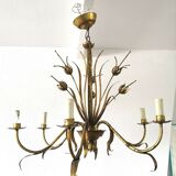 Golden chandelier