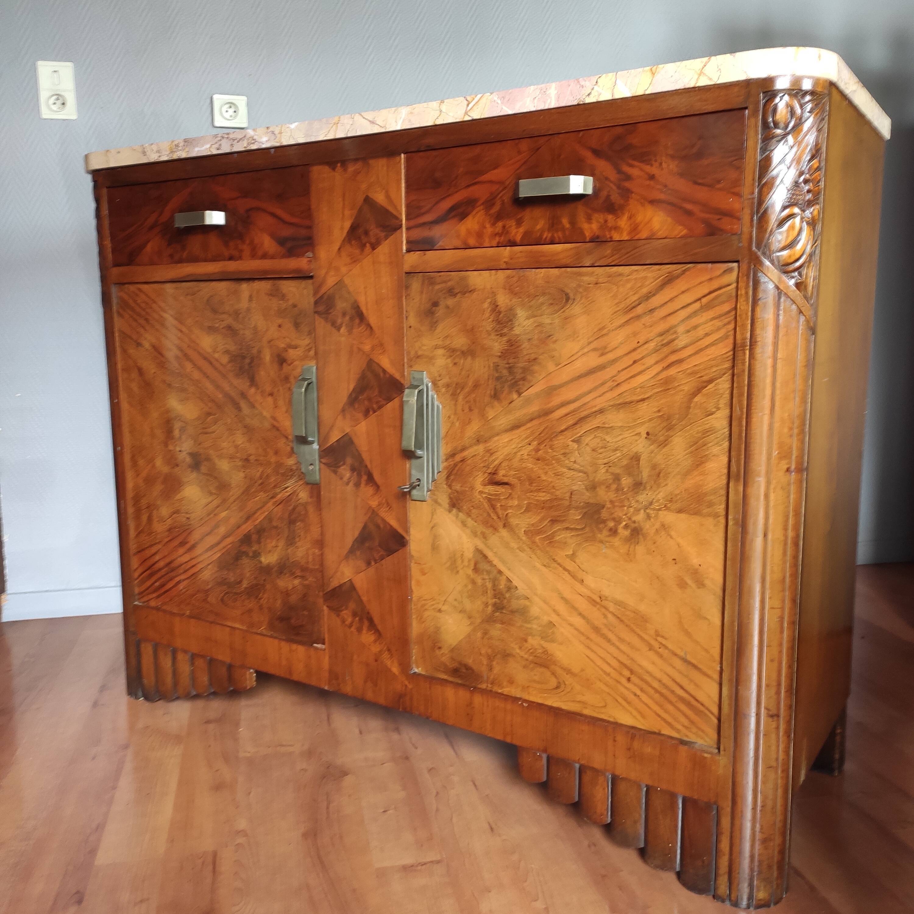 Antique art deco buffet