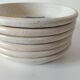6 deep plates Poteries du Marais hand-painted floral decoration from the 60s and 70s