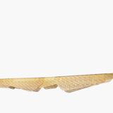 Mediterranean dimmable pendant light, large model, brushed brass