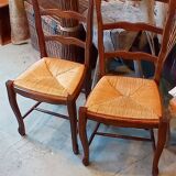 Straw chairs
