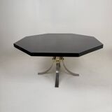 Octagonal dining table in resin, Italy 1970s