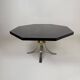 Octagonal dining table in resin, Italy 1970s