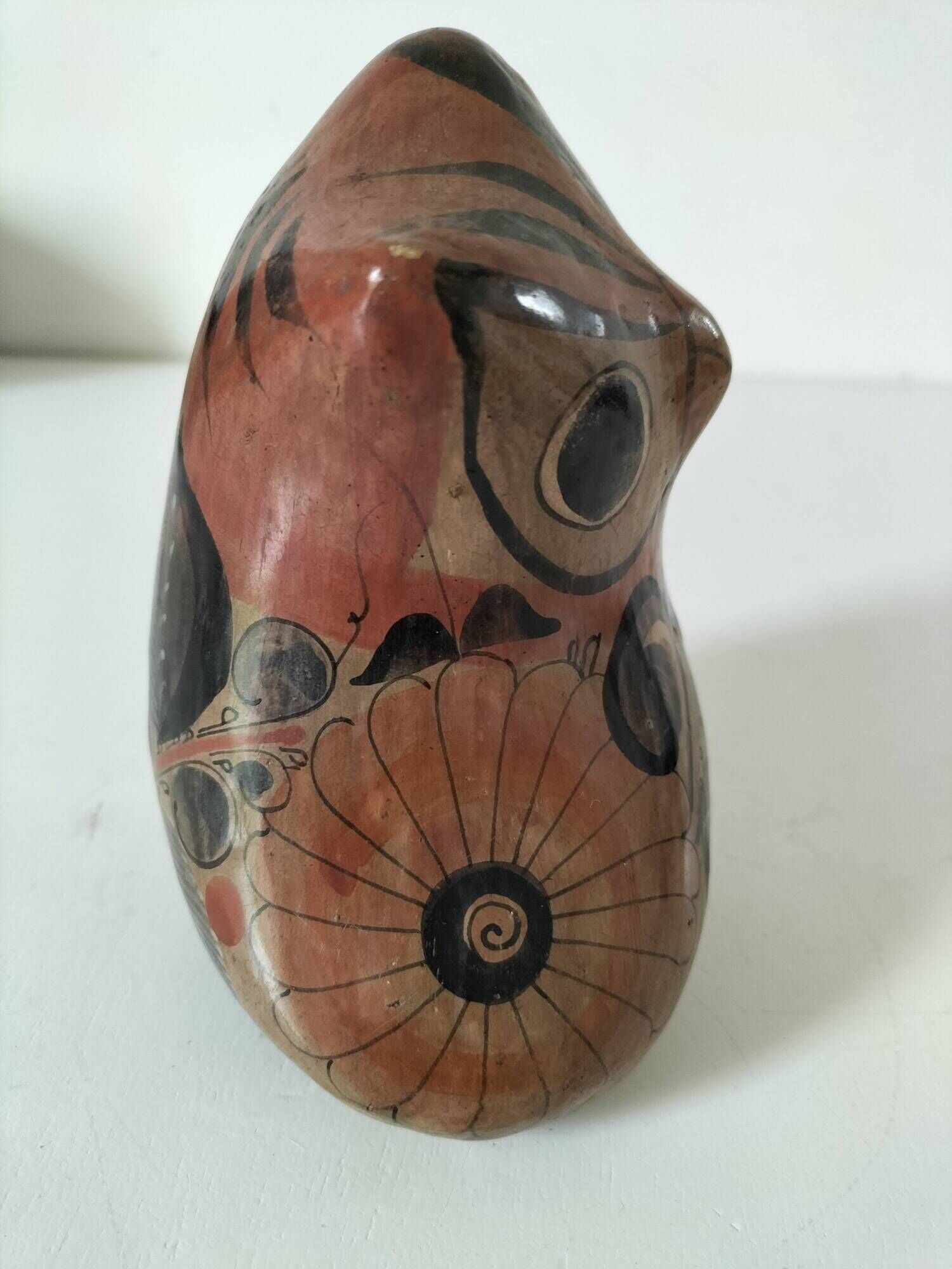 Painted ceramic owl – Mexican craftsmanship from Tonalá
