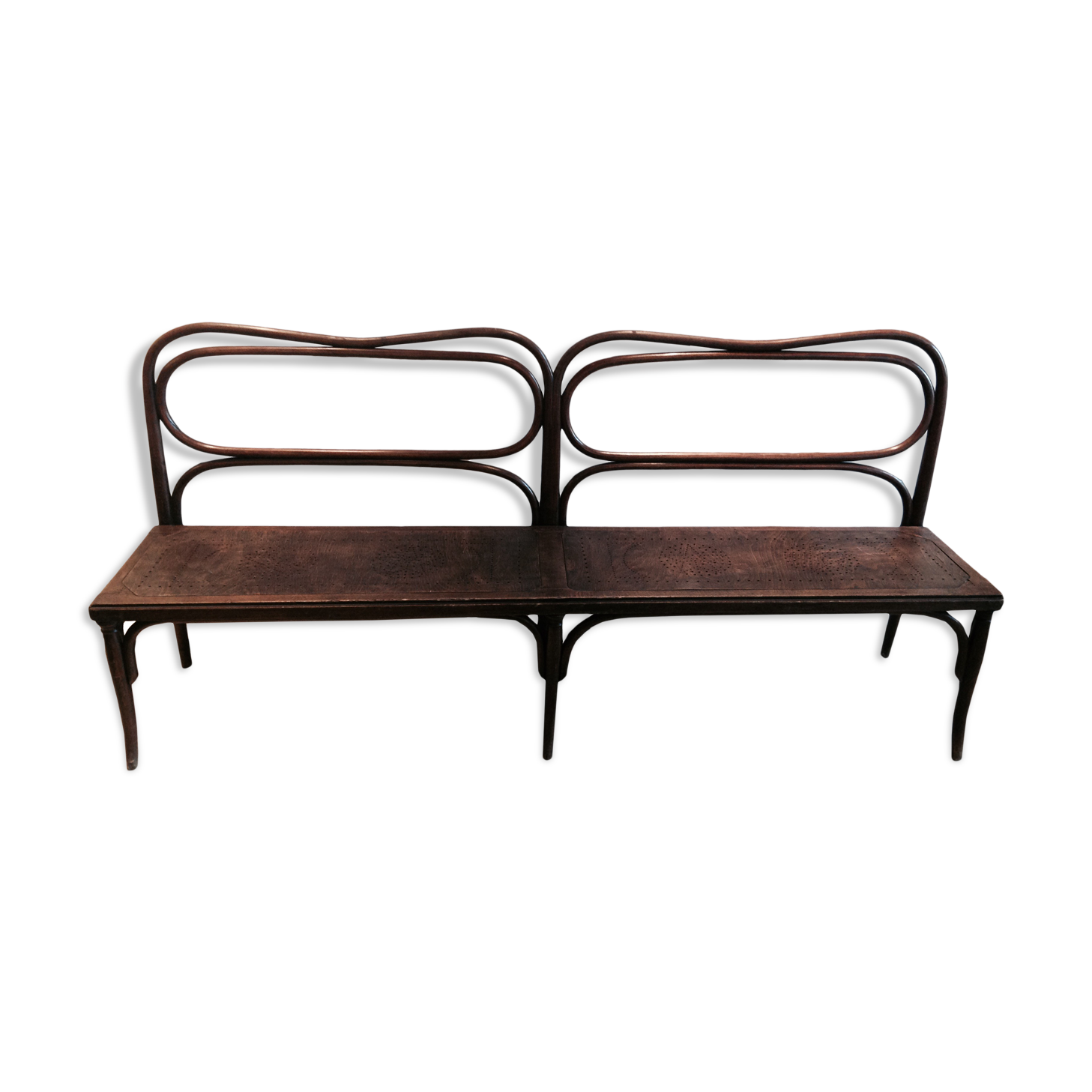 The 1950s wooden bench