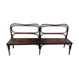The 1950s wooden bench