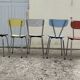 Mismatched Formica chairs