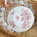 Set of 14 deep flat and dessert plates with defect FT Jasmins Badonviller