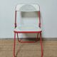 Chaise pliante vintage design italie cannage