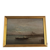 Lamois: oil on panel / view of Venice
