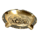 Large Vintage Solid Brass Ashtray
