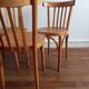 Trio de chaises bistrot vintage