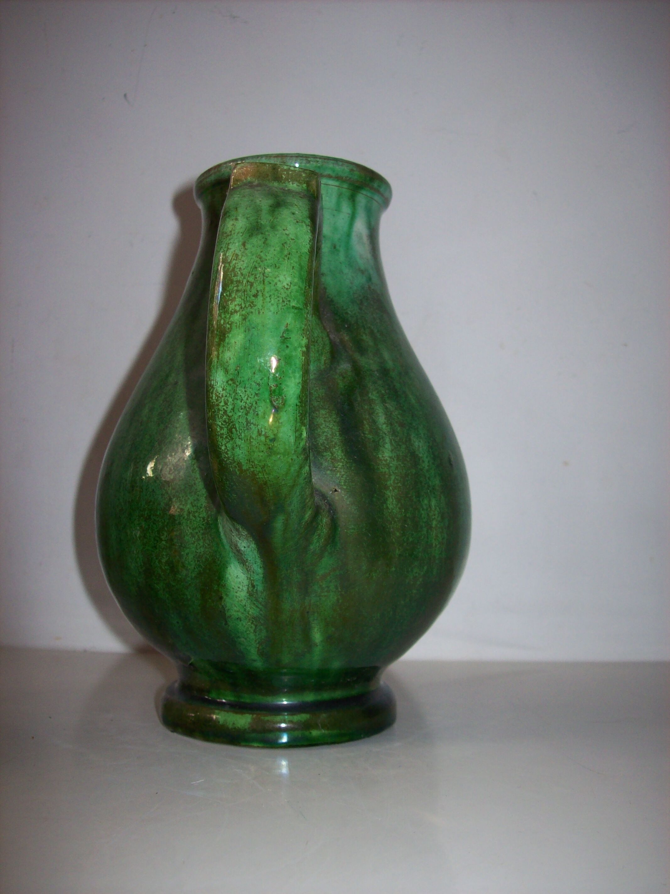 Signed ceramic teapot