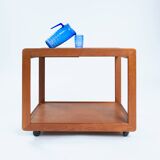 Trolley bar cart teak extendible japandi Danish Design, 1970s