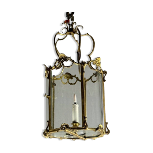 lanterne en bronze doré,