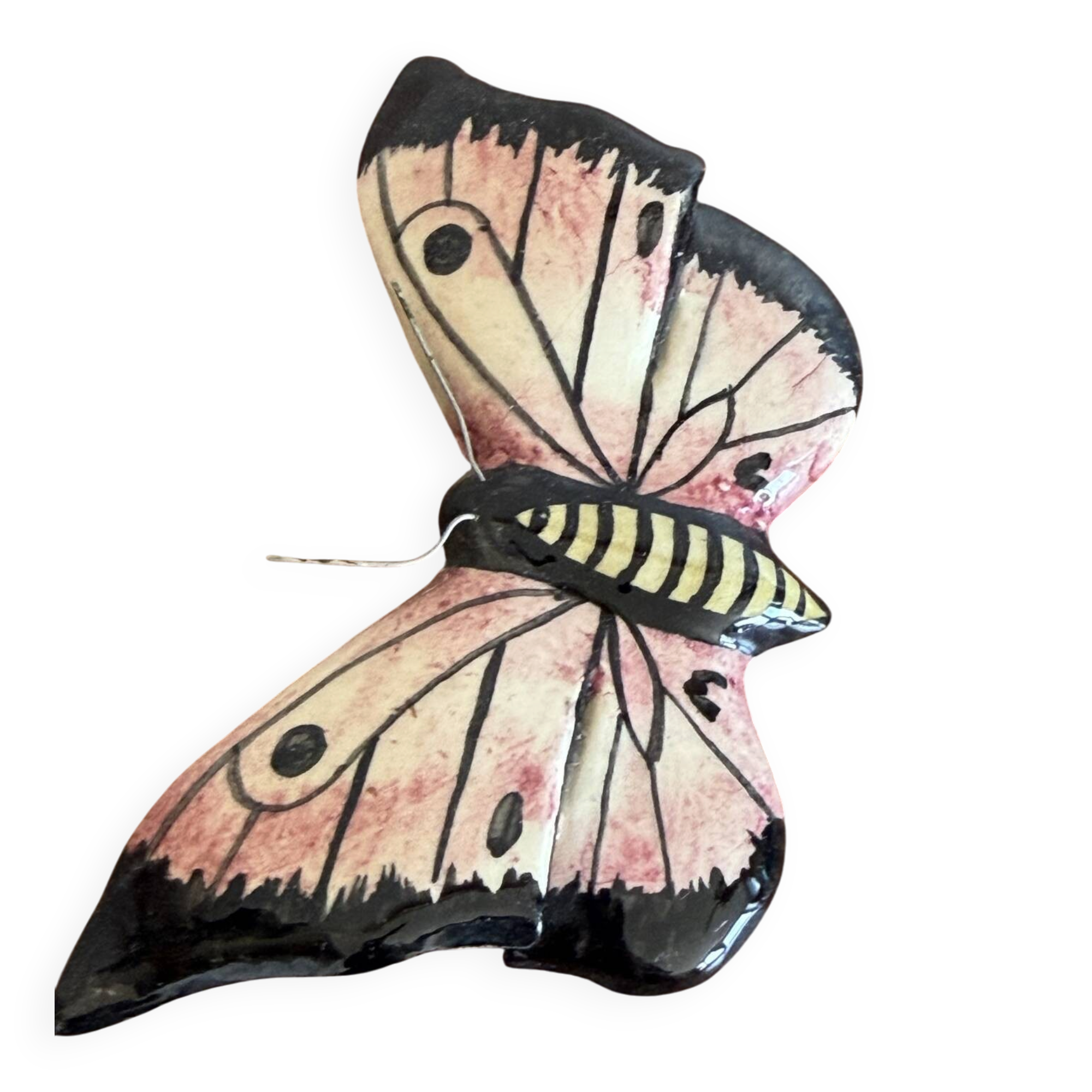 Papillon en céramique à suspendre
