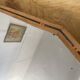 Miroir Art déco vintage bois marqueté