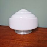 Plafonnier Art Déco en opaline blanche, années 1920-30