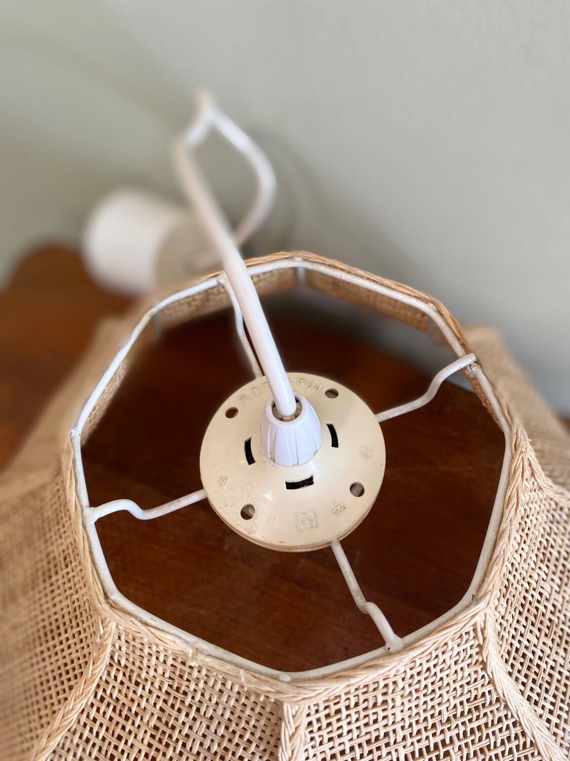 Vintage tulip pendant light