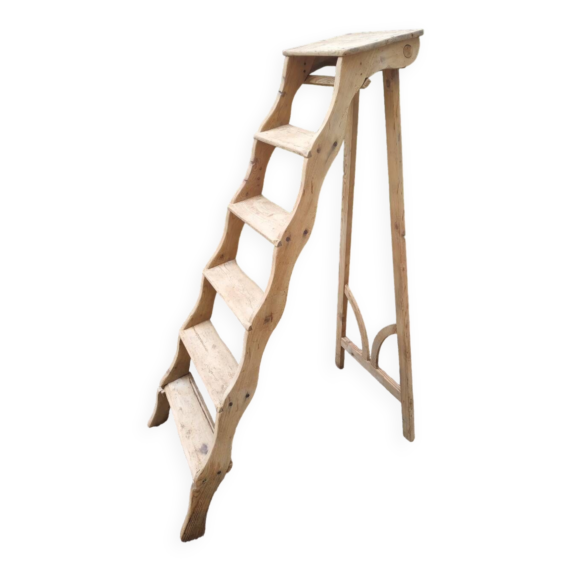 Wooden stepladder
