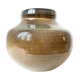 Vase in sandstone Serge Guerrier XX eme century.