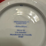 Set of 8 Limoges porcelain coffee cups and saucers, Ber