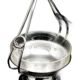 Art Nouveau sugar bowl, silver-plated brass, Poland, 1930s