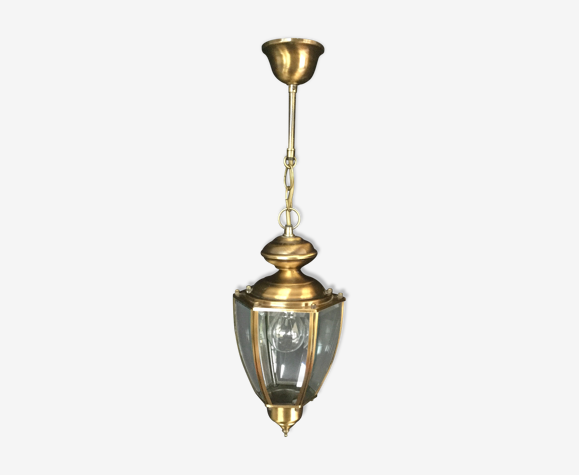 Lanterne 1 lumière en laiton