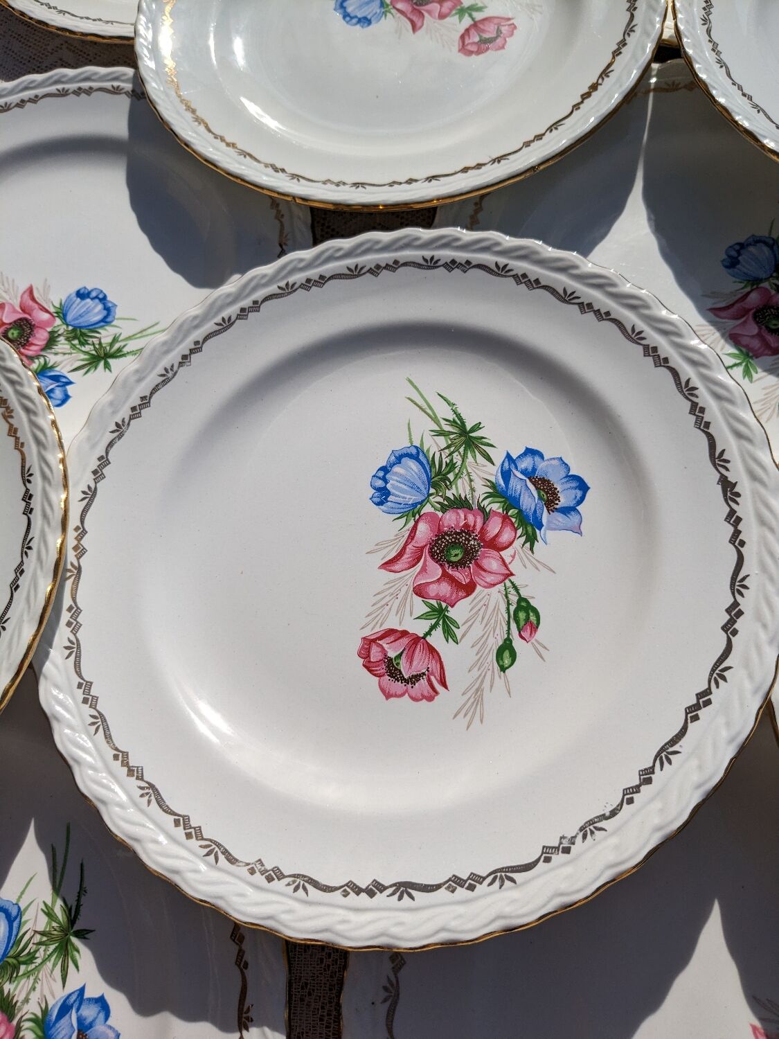 Vintage plates l'Amandinoise