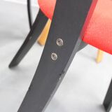 4 chaises en bois, années 1970