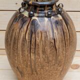 Large enamelled stoneware vase Joseph TALBOT La Borne