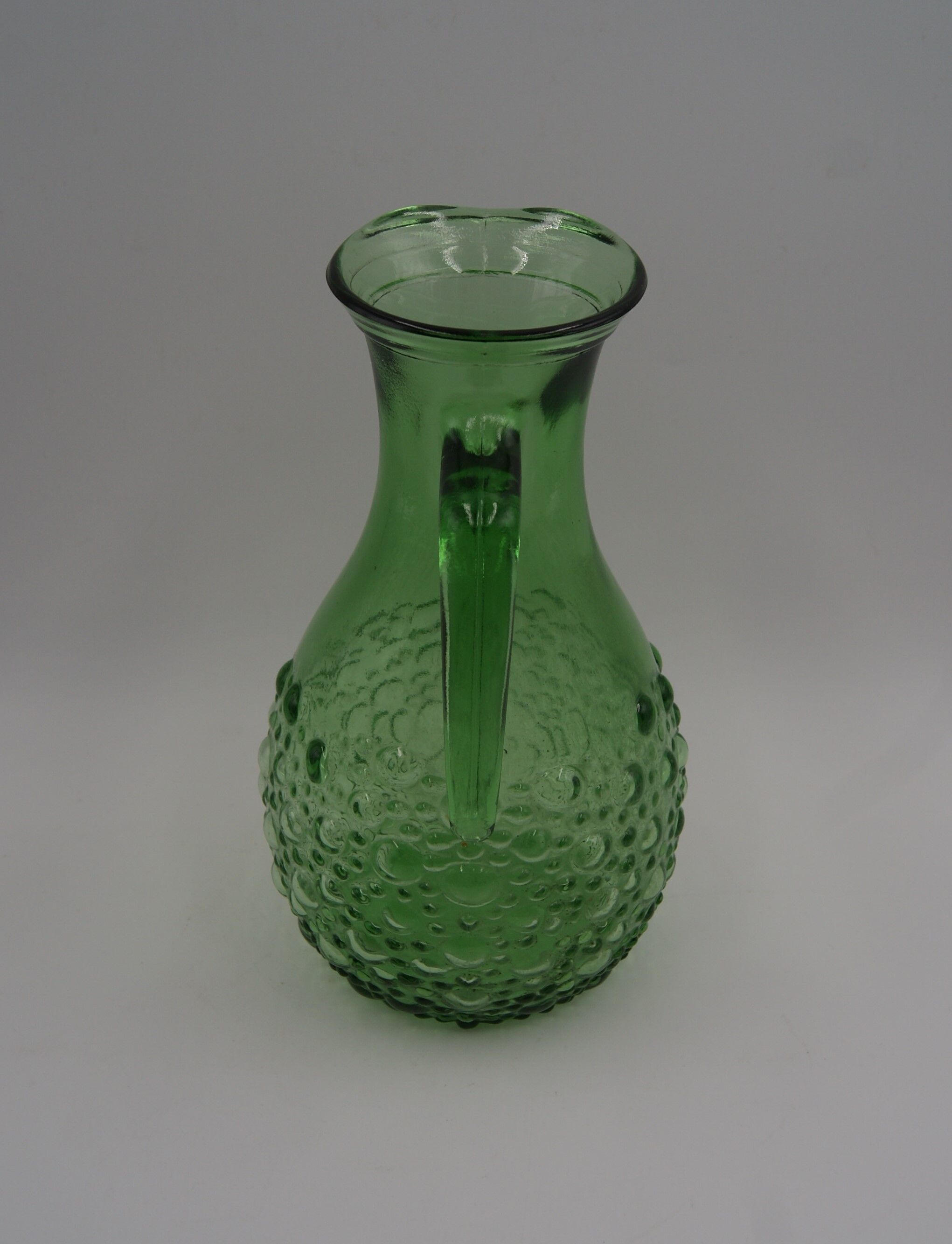 Vintage molded glass decanter