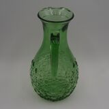 Vintage molded glass decanter