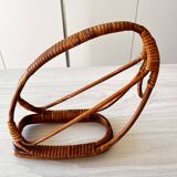 Rattan bottle holder