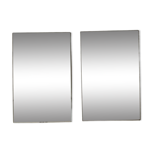 Lot de 2 miroirs biseautés