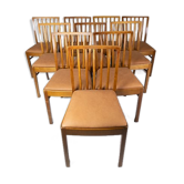 Lot de 10 chaises des années 1940