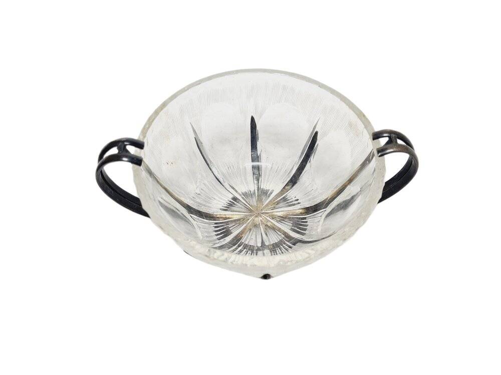 Art Deco sugar bowl from Hefra, Poland, 1970s