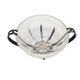 Art Deco sugar bowl from Hefra, Poland, 1970s