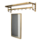 Vereinigte Werkstätten, brass cloakroom and mirror