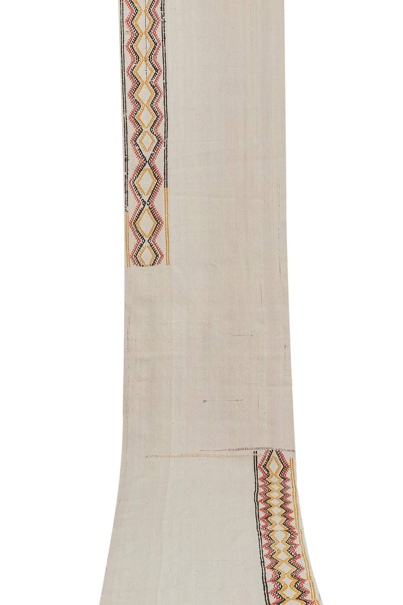 Vintage Turkish hallway rug 64x462 cm