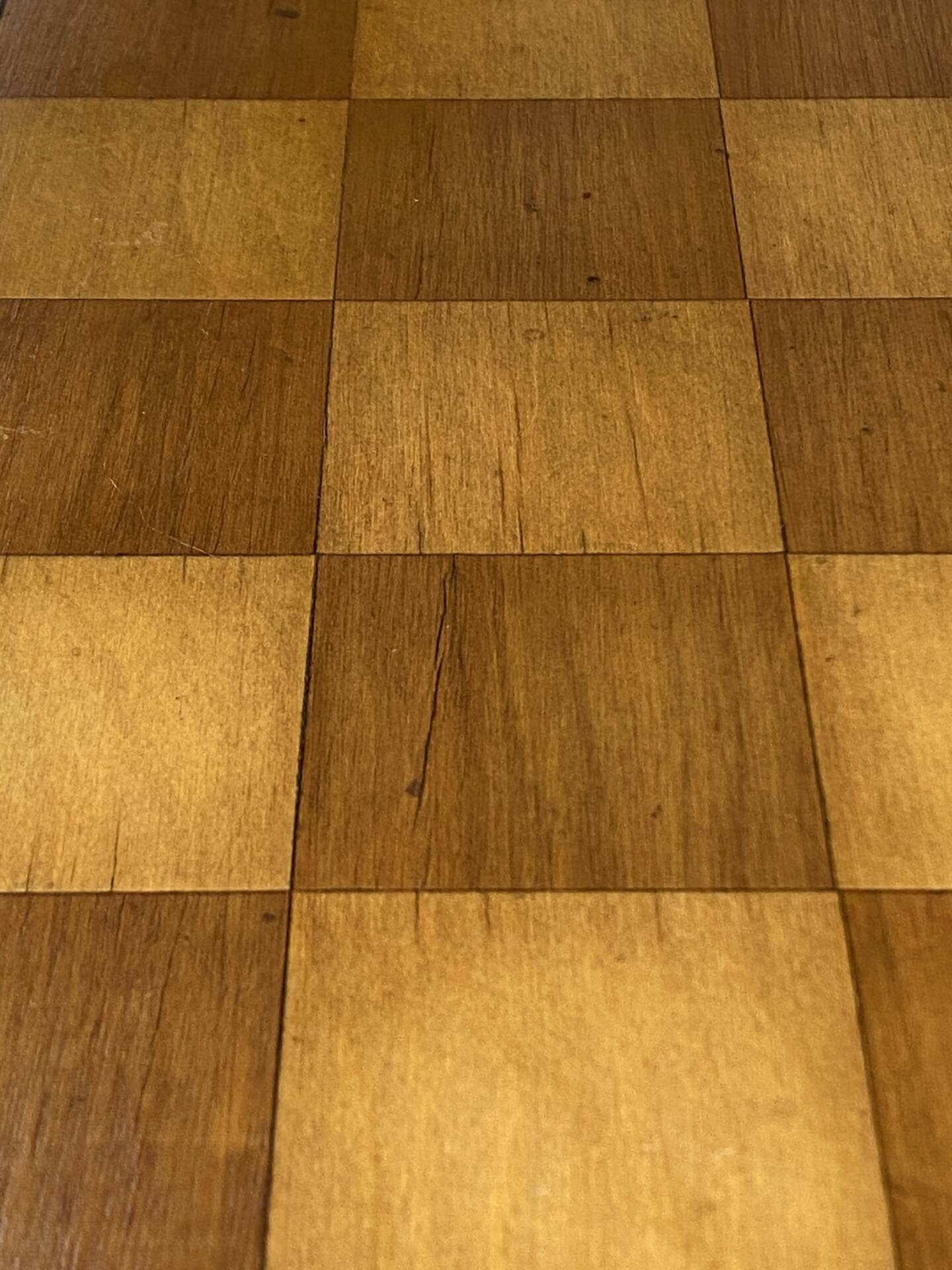 Chess set with wooden board and pieces