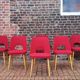Lot of 6 Oswald Haerdtl chairs for Ton