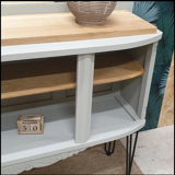 Art Deco console in oak
