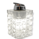 Clear Lucite table lighter, Italy 1970s
