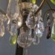 Small crystal boudoir chandelier - 1 light Bobeche signed Baccarat Epoque