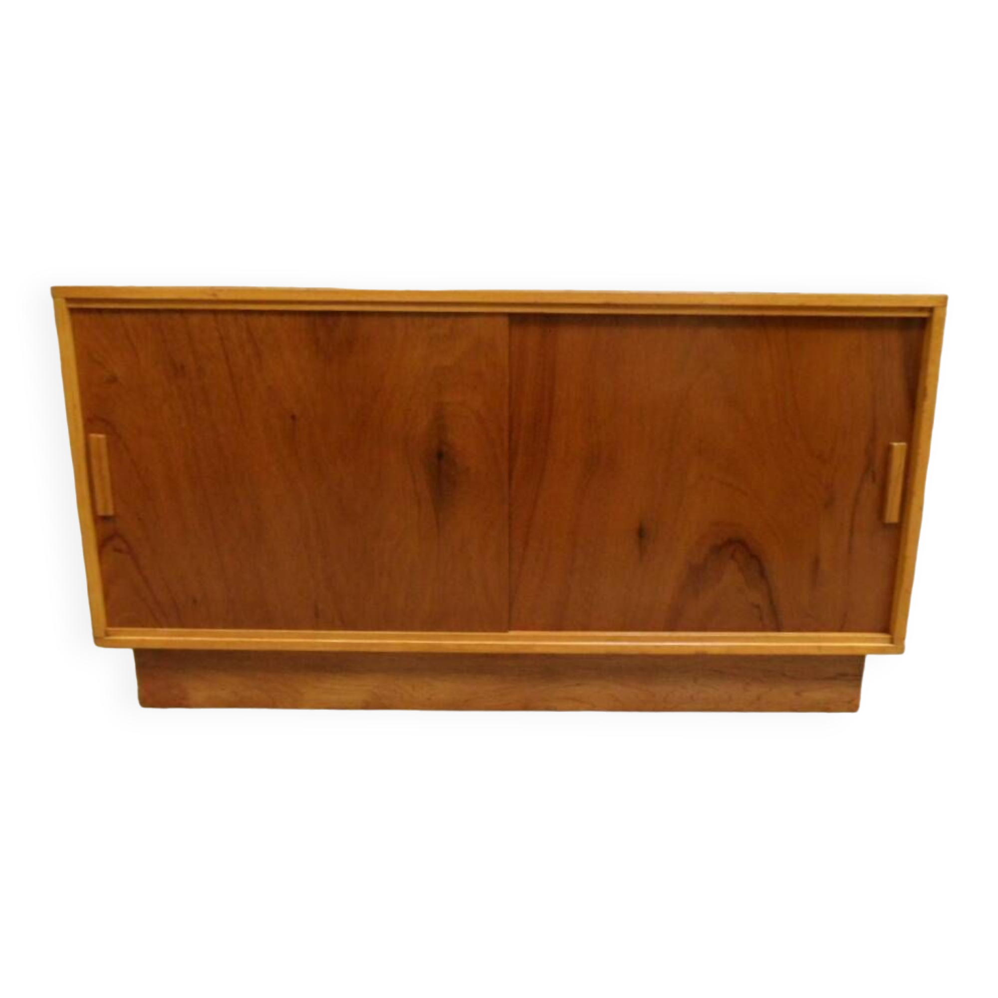 Mid Century vintage filing cabinet with sliding doors 1960's