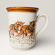 4 Mugs Staffordshire Tableware scènes Rurales Anglaises