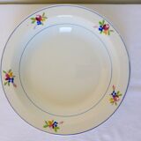 Vintage round hollow dish from the Gien factory, Nice model 2106109