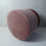 Velvet pouf