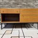 Small vintage sideboard on metal legs – 1960s/70s